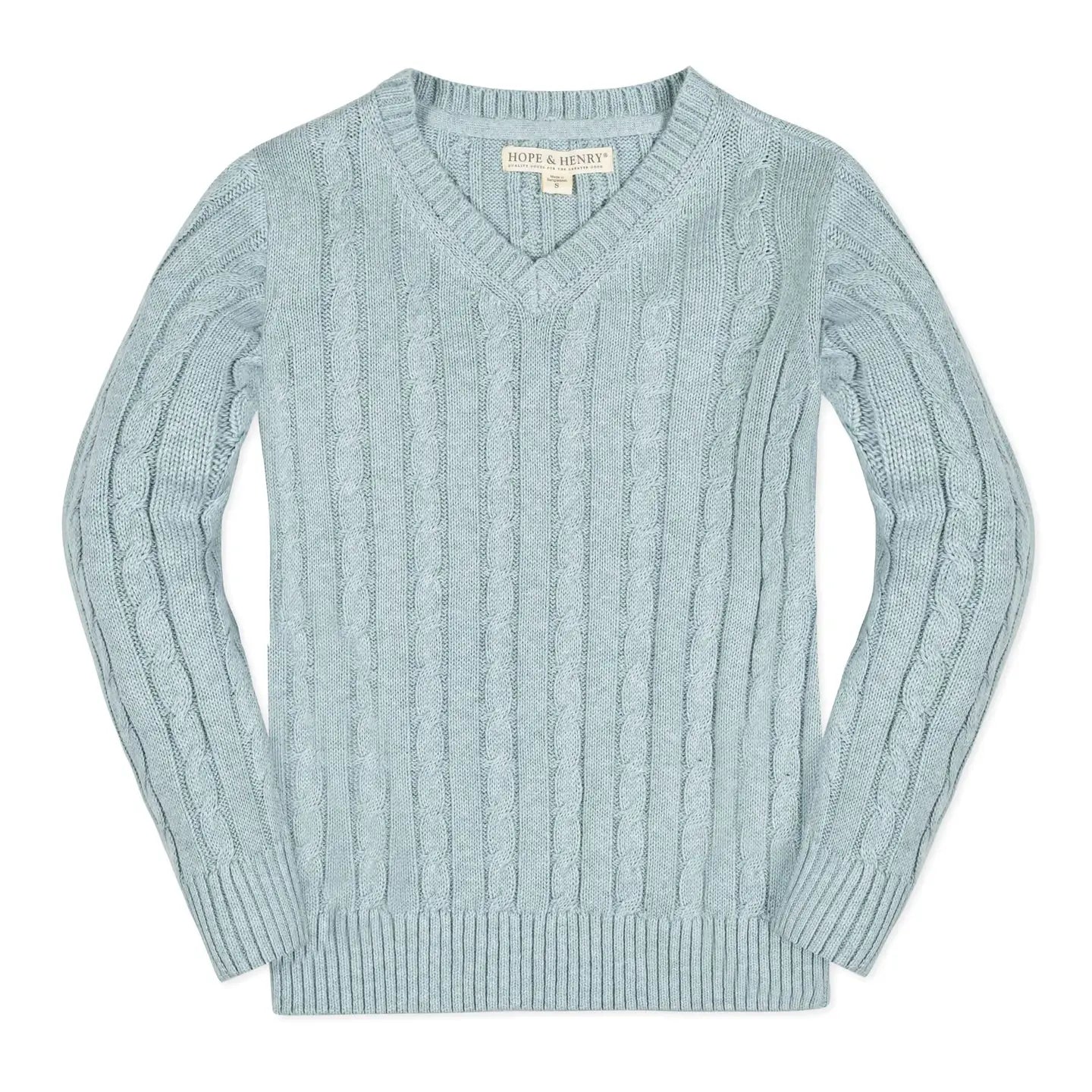 ORGANIC CABLE SWEATER