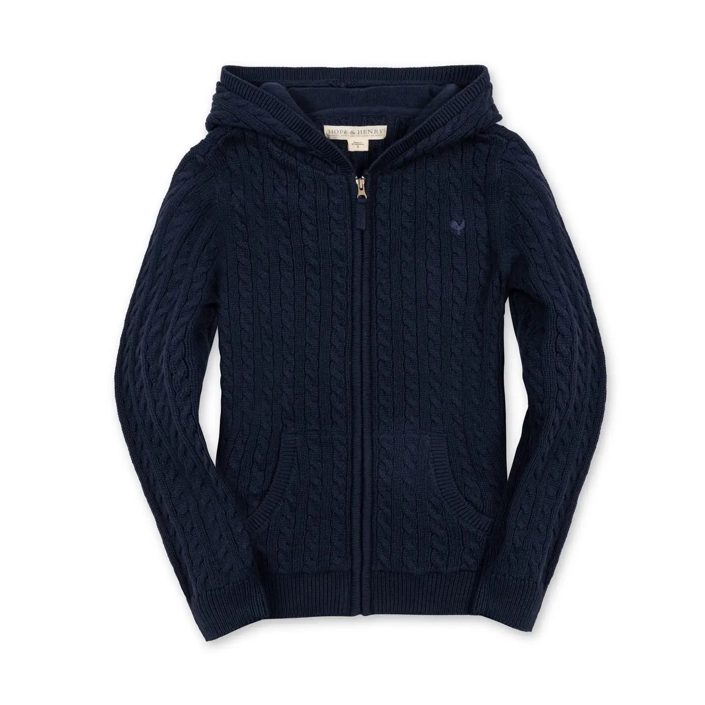 ORGANIC FULL ZIP SWEATER