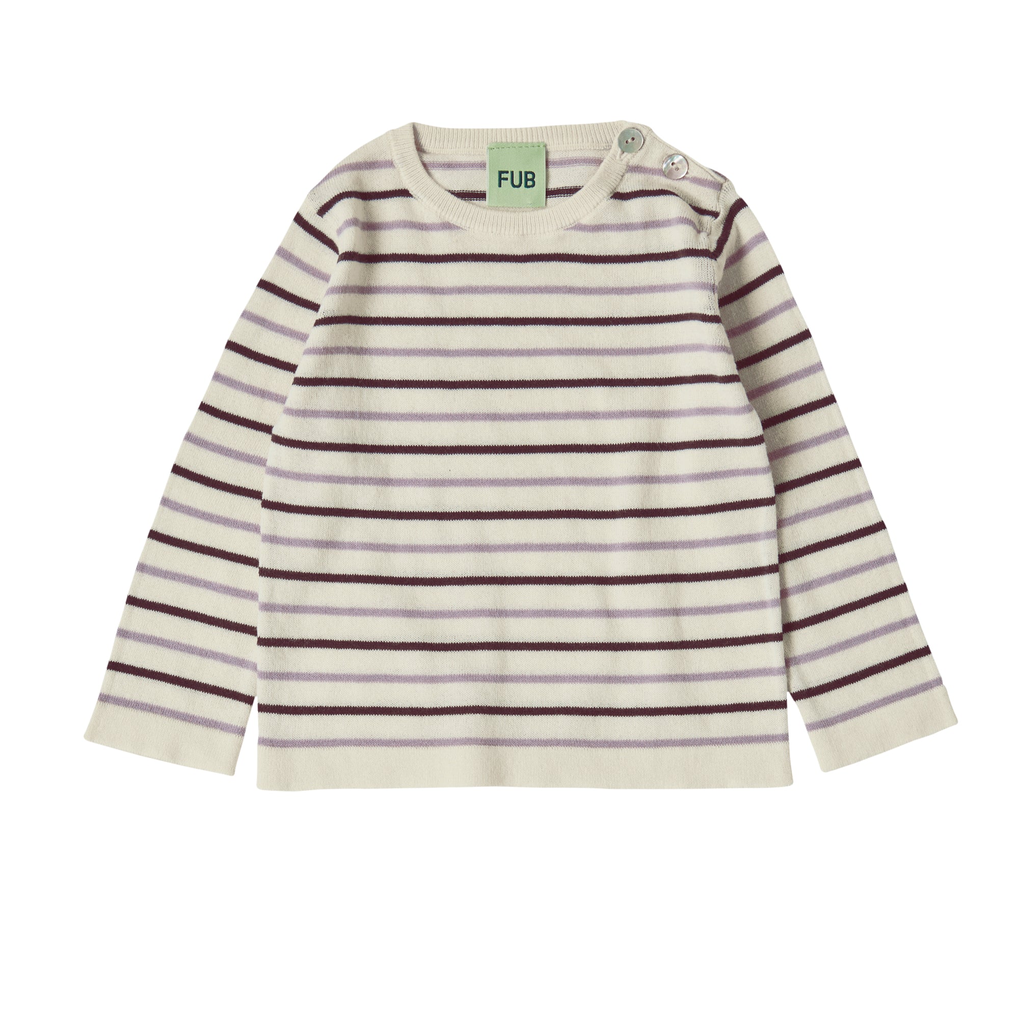 BABY CONTRAST STRIPE BLOUSE