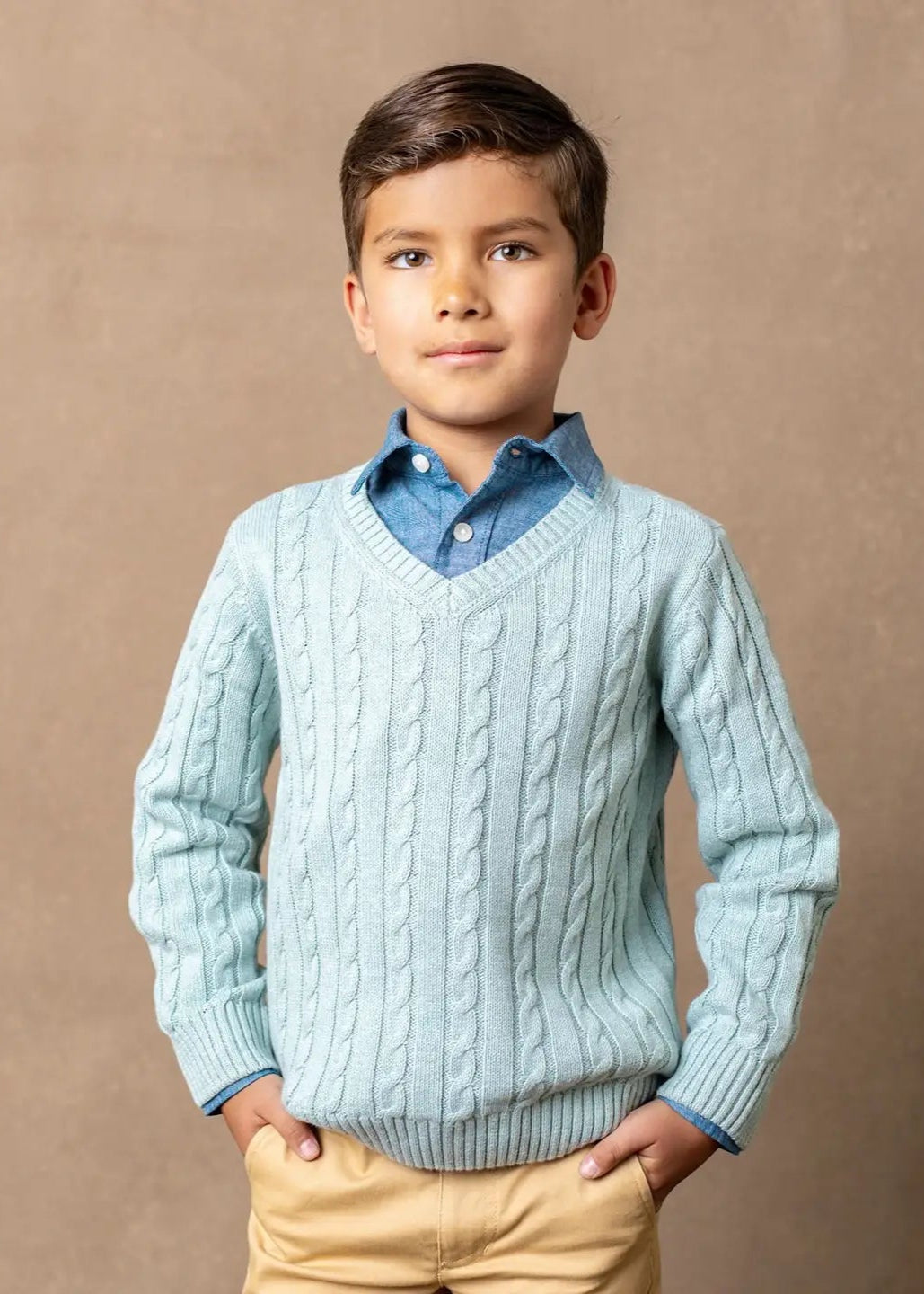 ORGANIC CABLE SWEATER