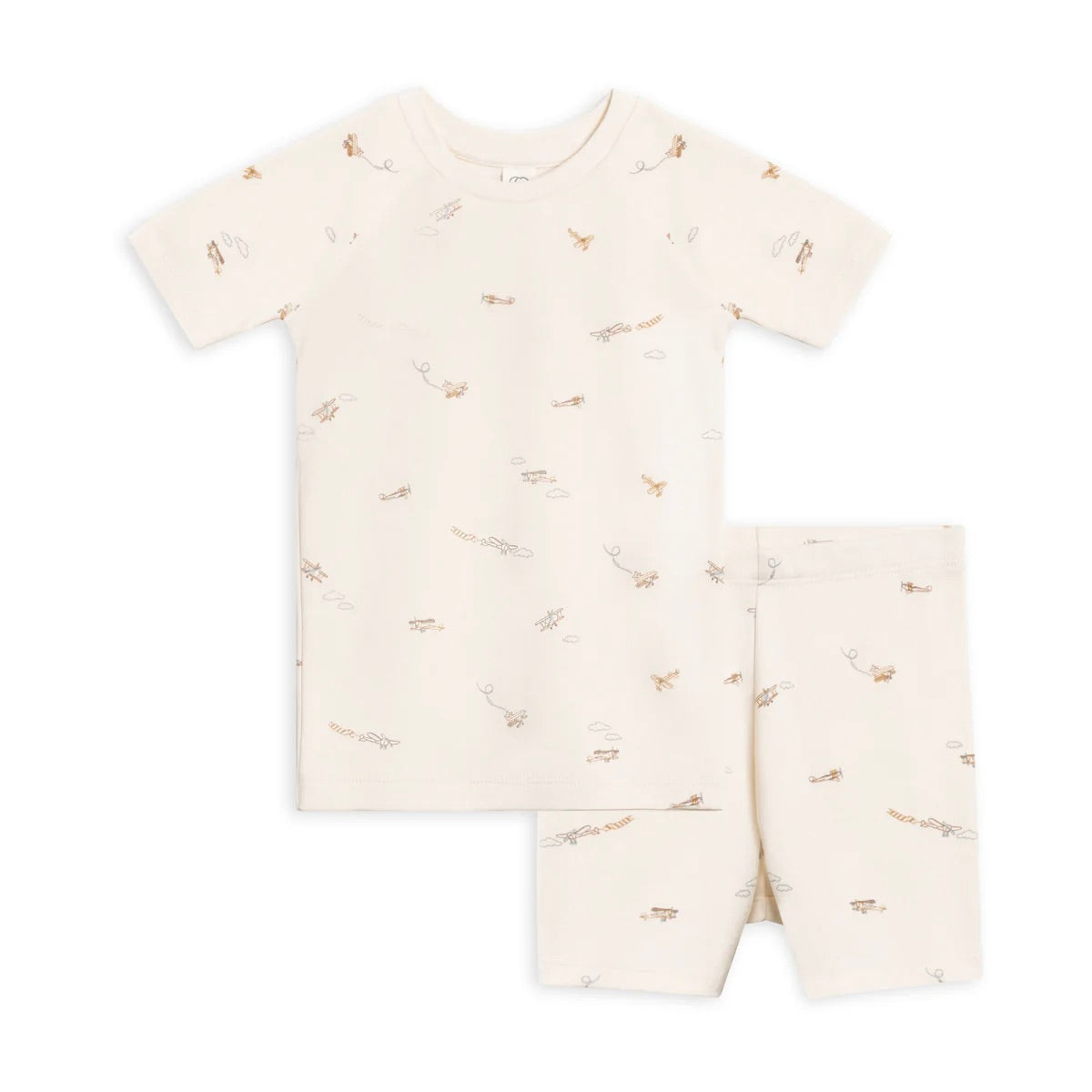SHORT SLEEVE JAMMIES AIRPLANE