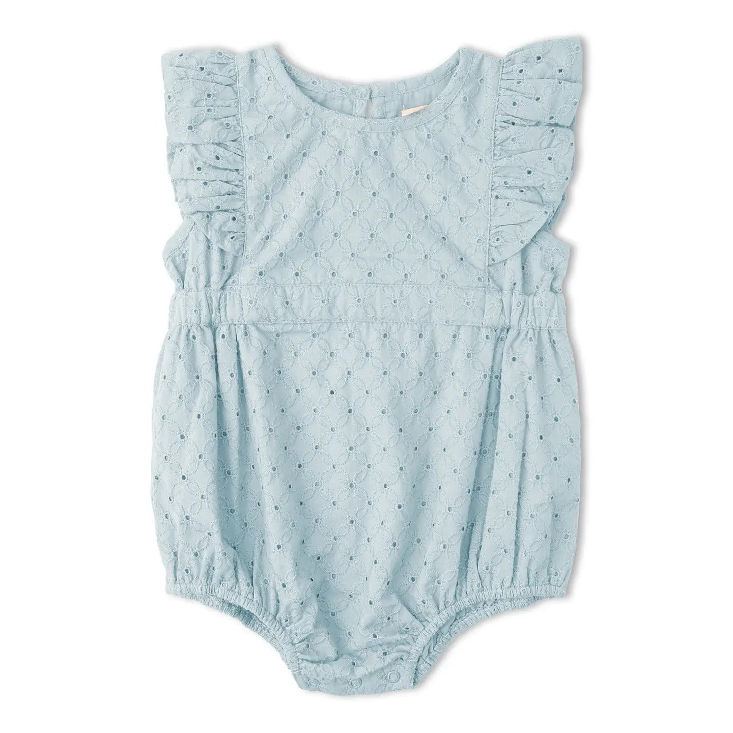 ORGANIC EYELET ROMPER