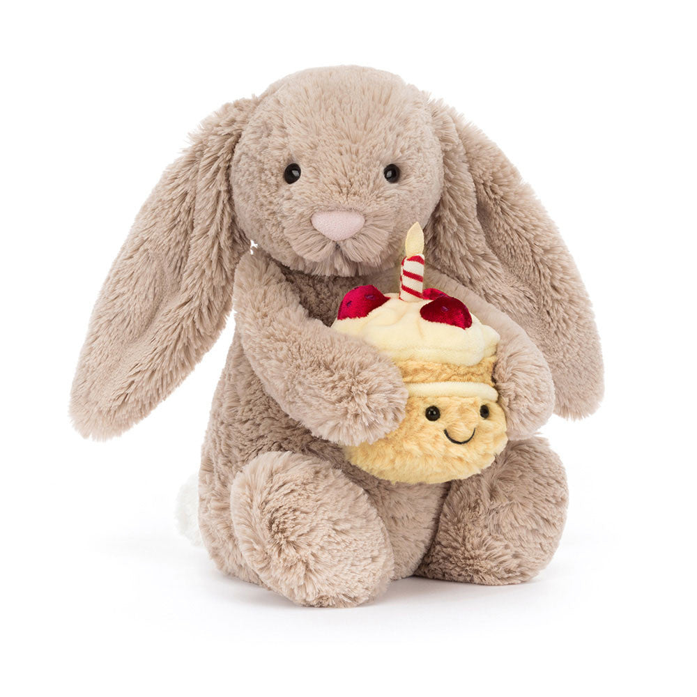 BUNNY WITH BIRTHDAY CAKE