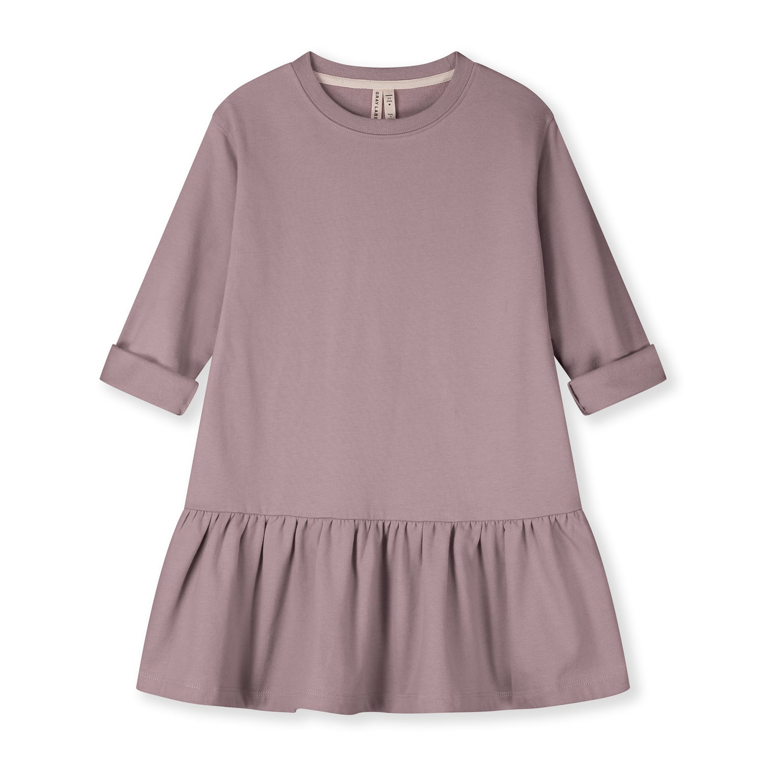 L/S FRILL DRESS