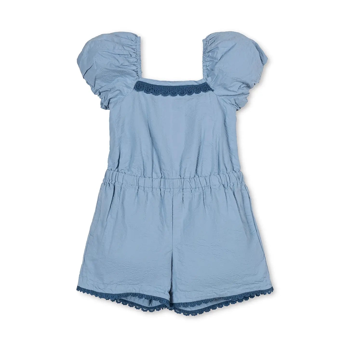 ORGANIC PUFF SLEEVE ROMPER