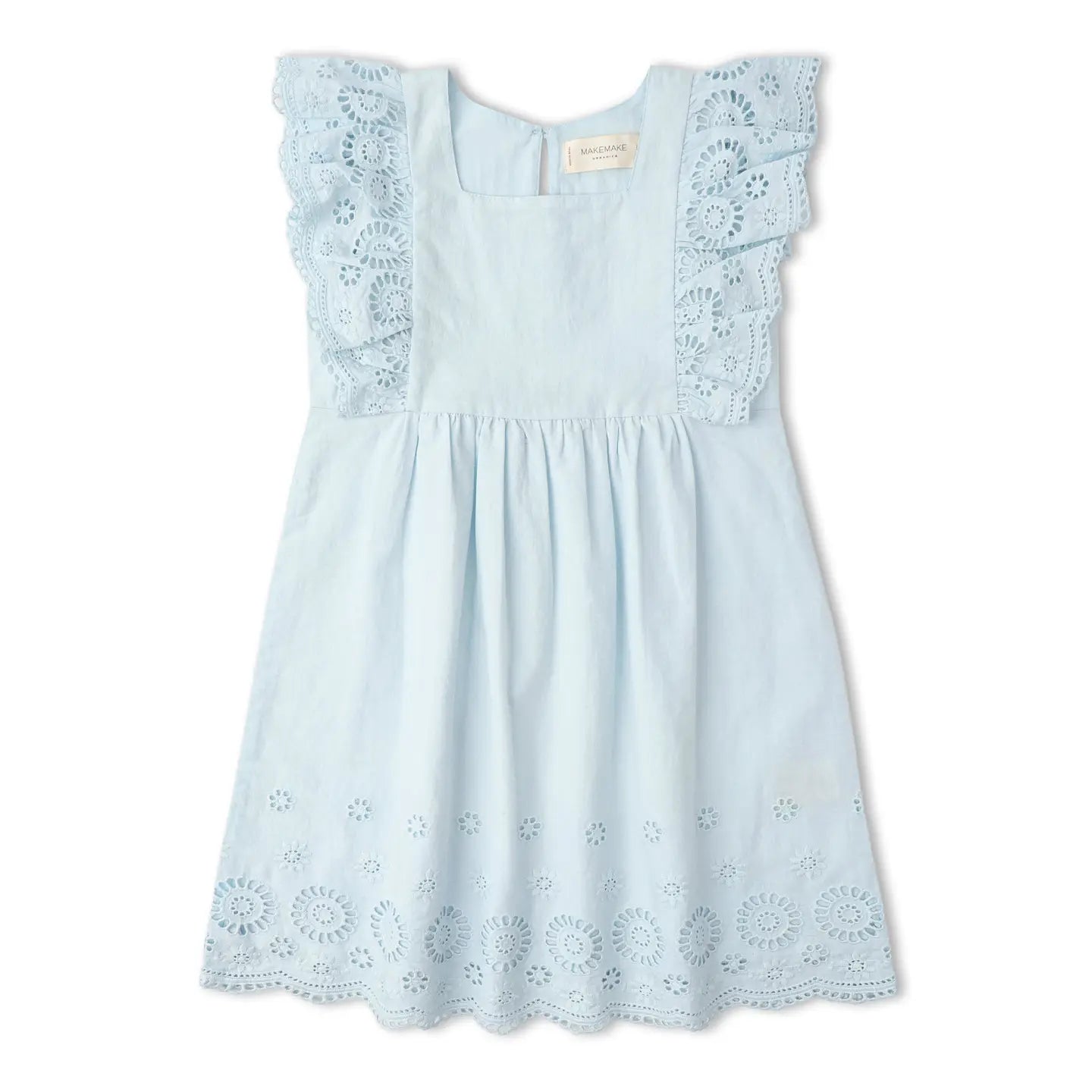 ORGANIC EYELET DRESS