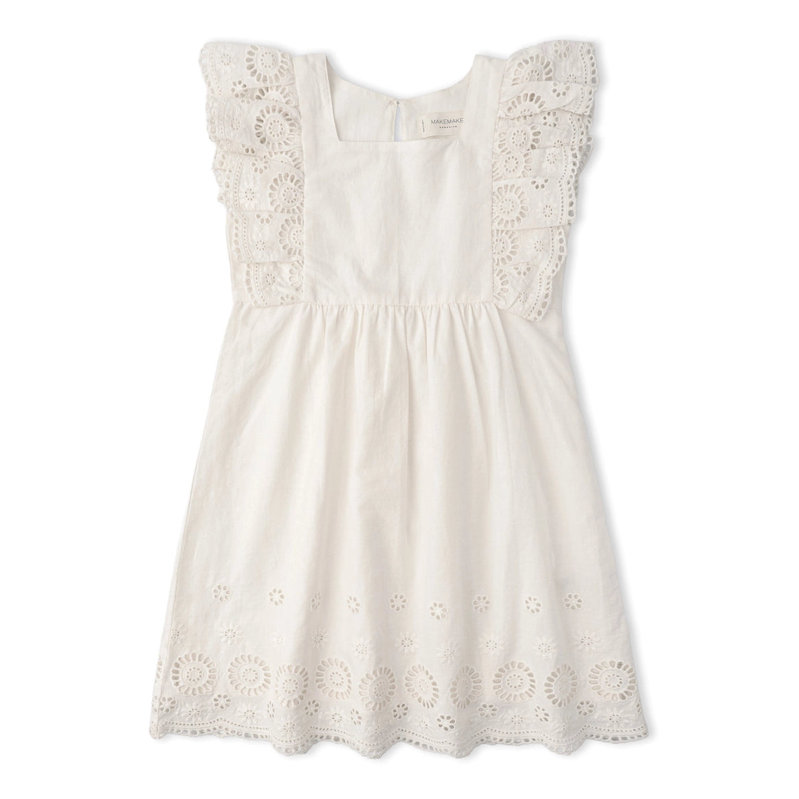ORGANIC EYELET DRESS