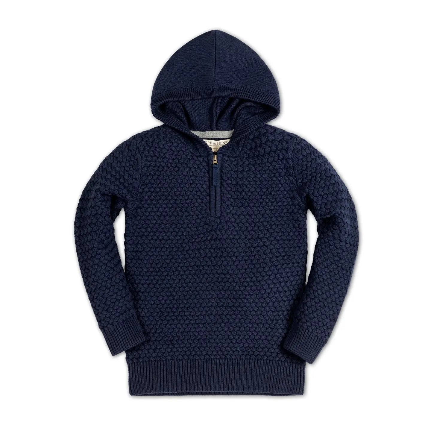 ORGANIC HALF ZIP SWEATER