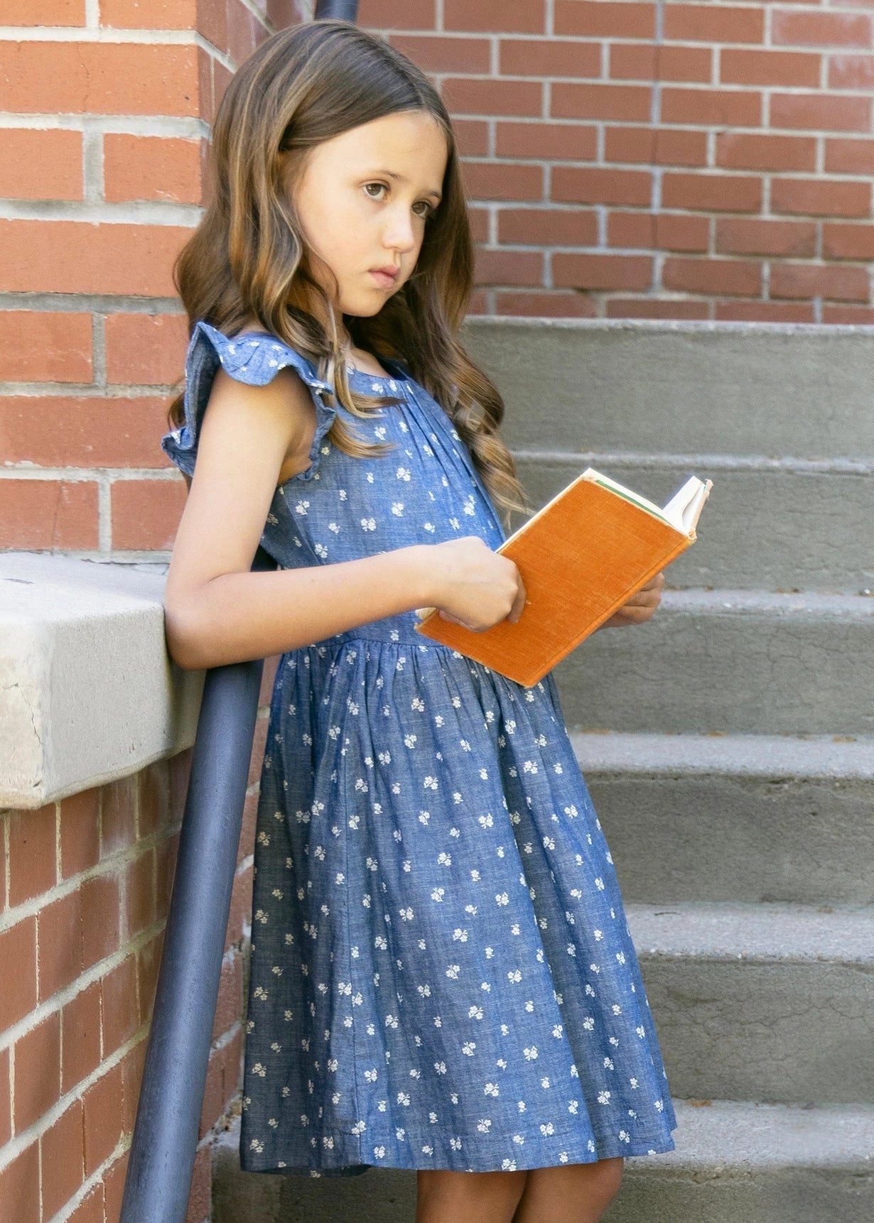 ORGANIC RUFFLE DRESS