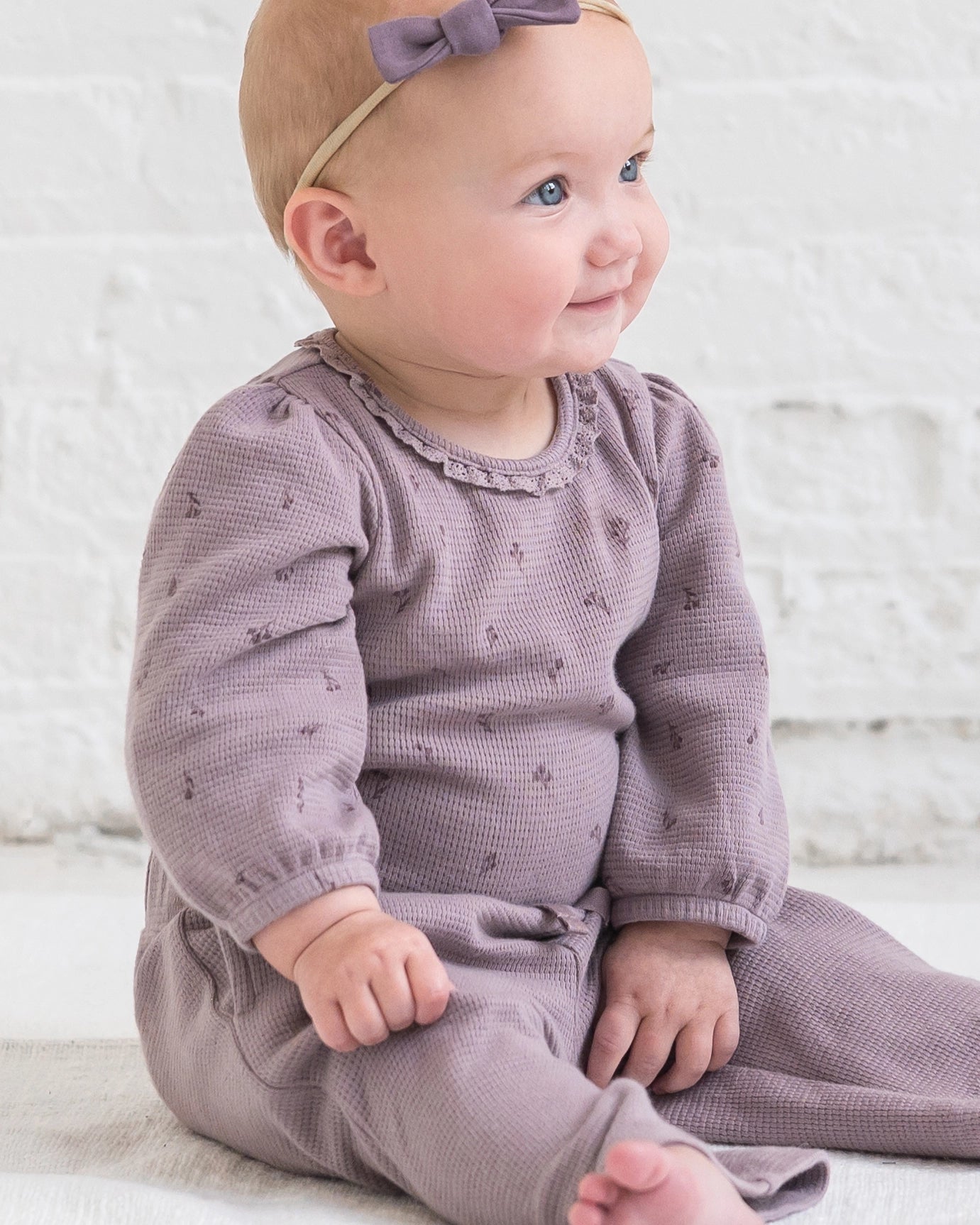 BABY CLOVE WAFFLE KNIT PANTS