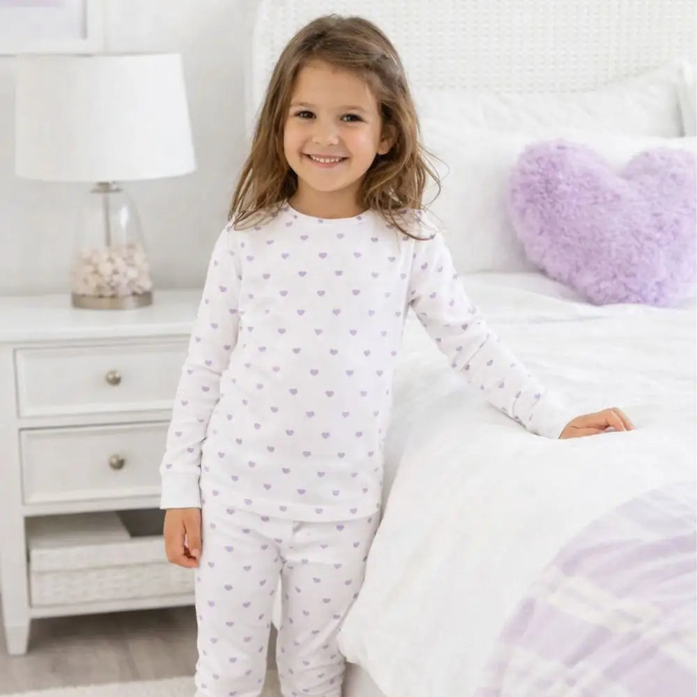 PAJAMA SET LAVENDER LOVE