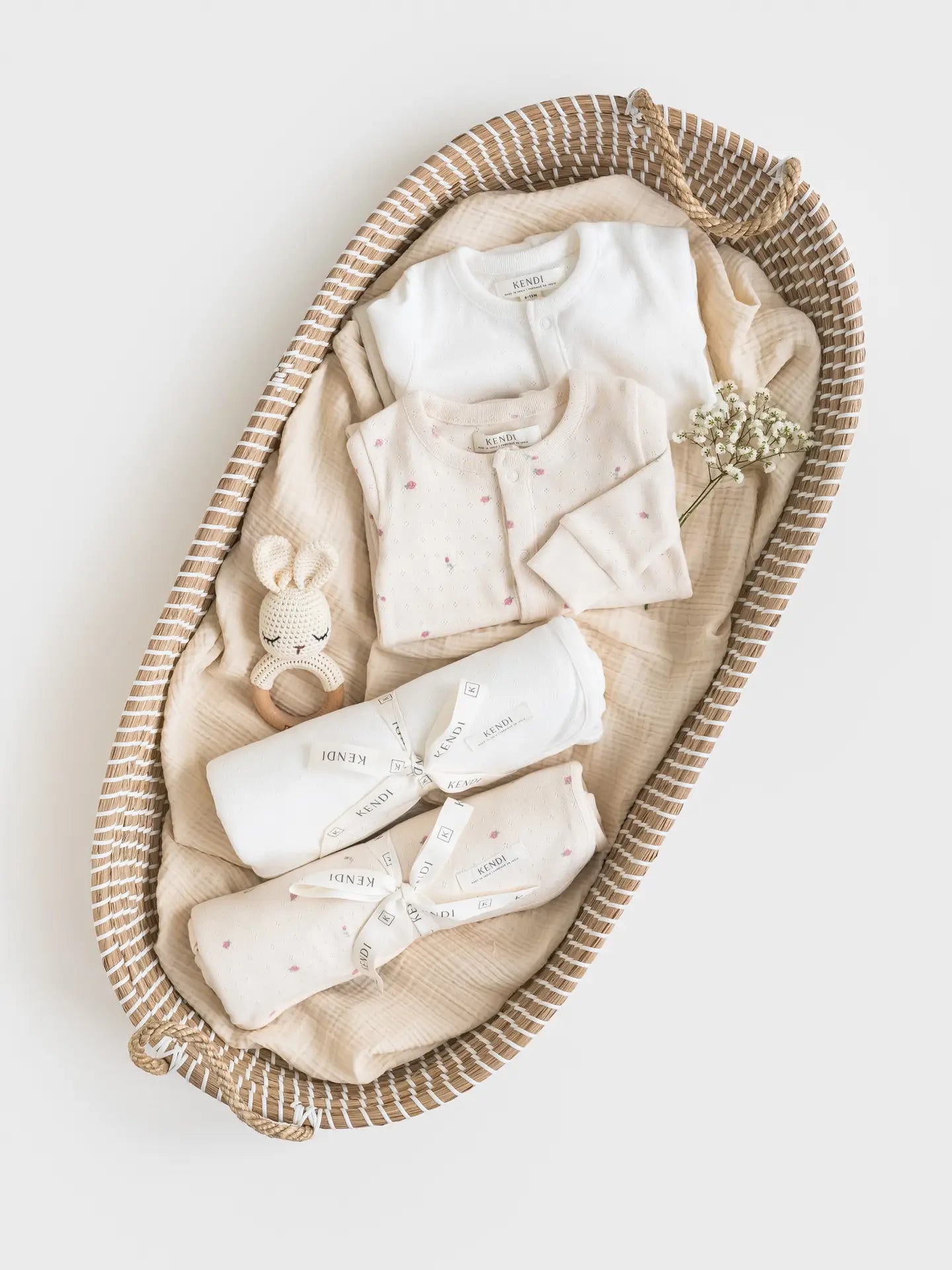 POINTELLE SWADDLE BLANKET