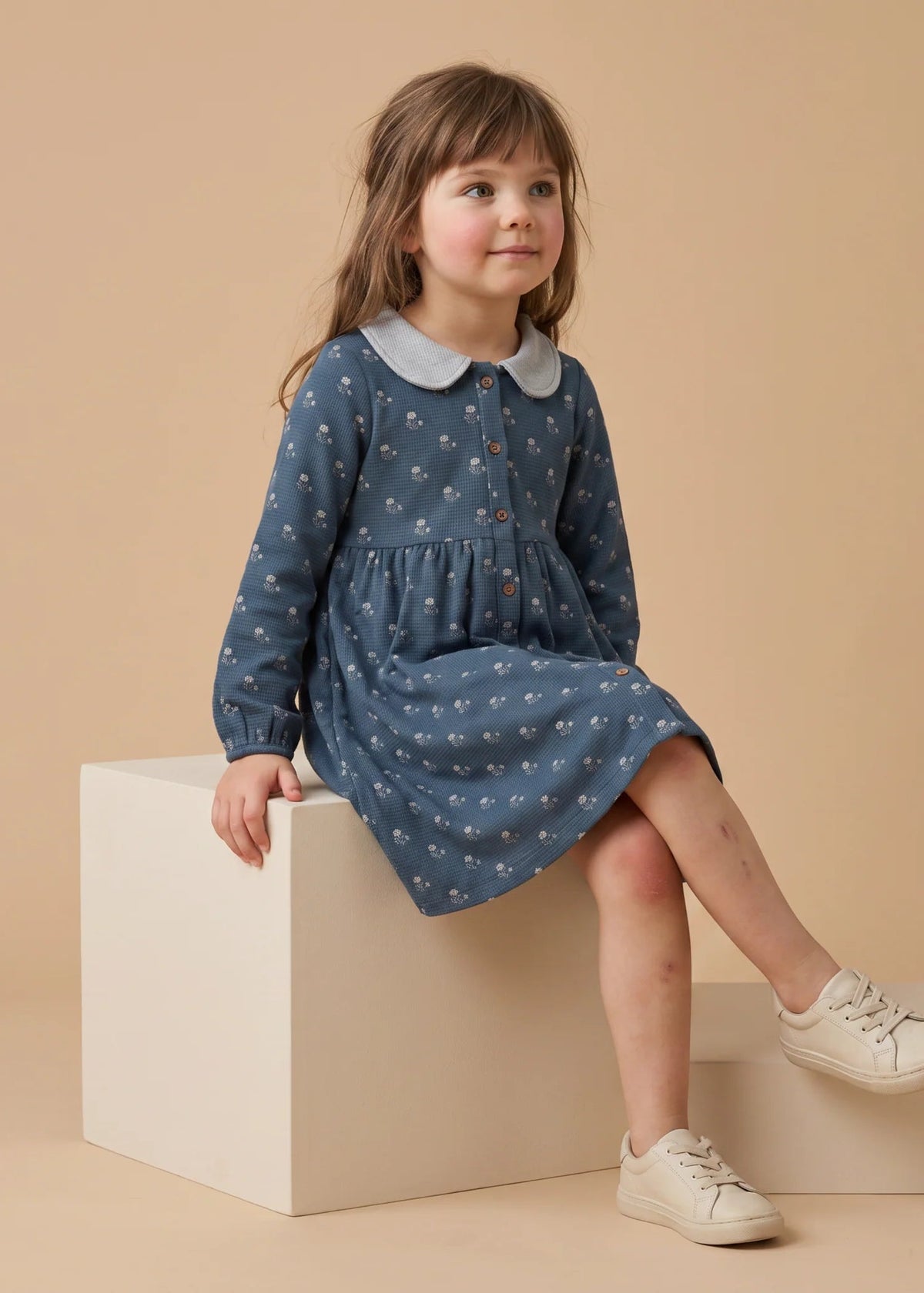 ORGANIC COLLARED DRESS