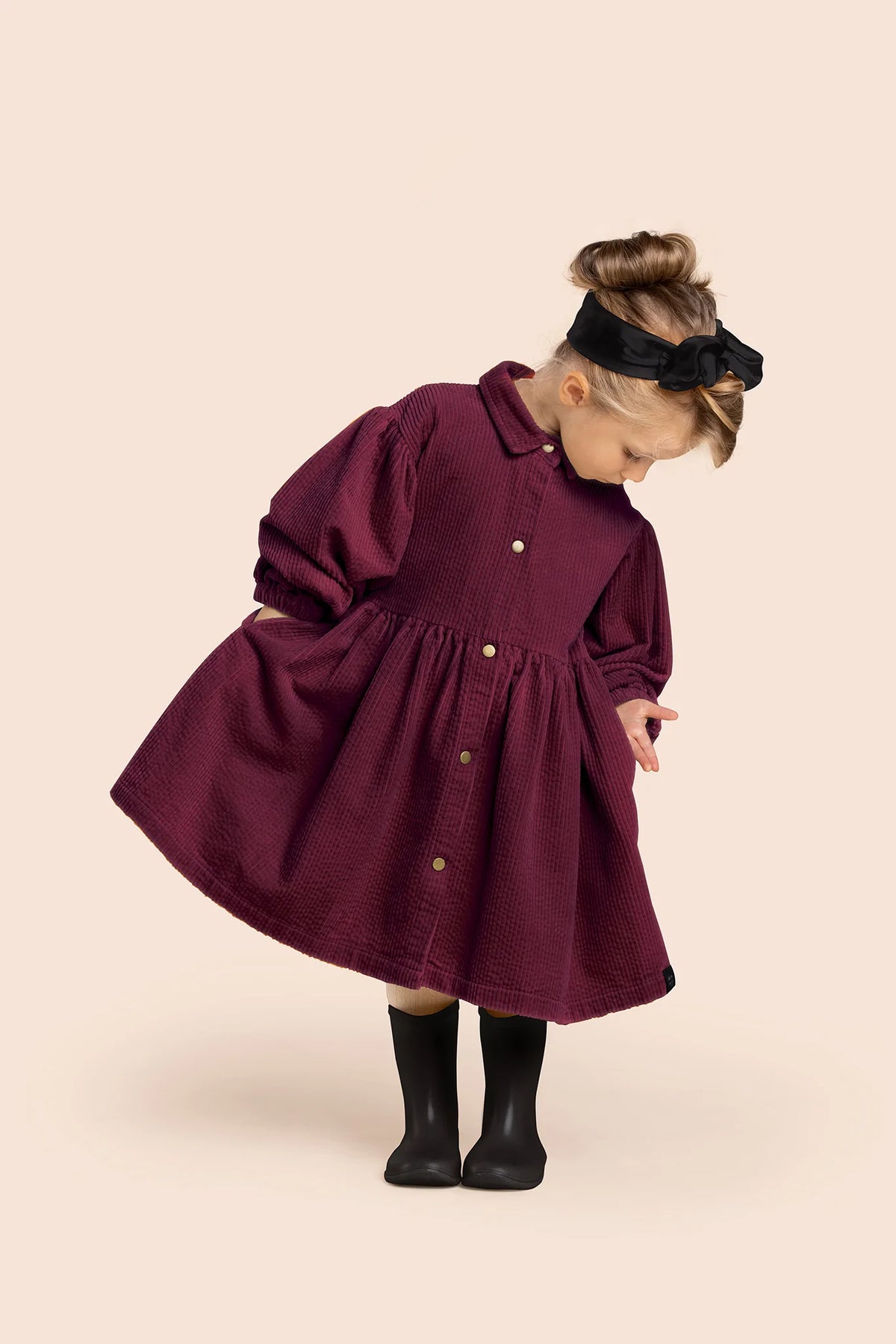 CORDUROY SHIRT DRESS