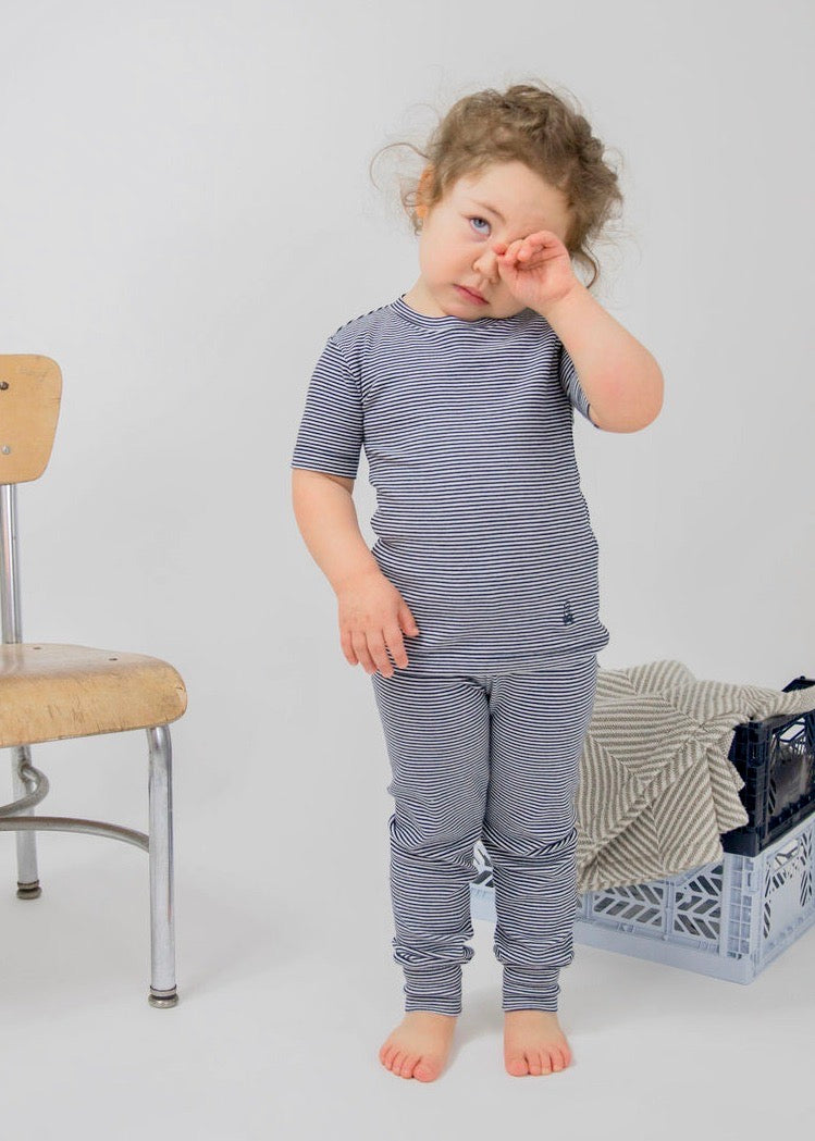 S/S PAJAMA SET STRIPE