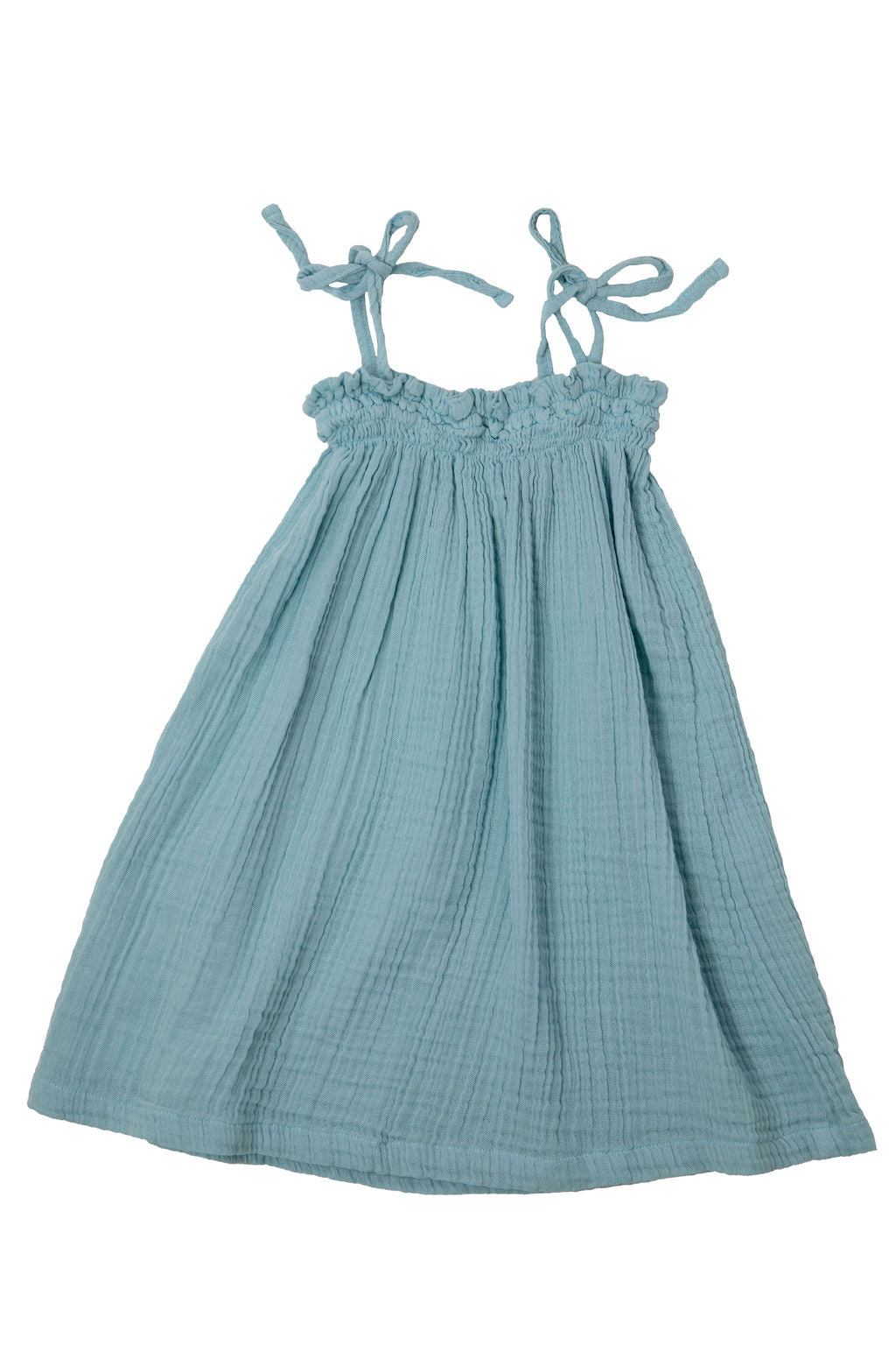 BABY GAUZE TIE DRESS