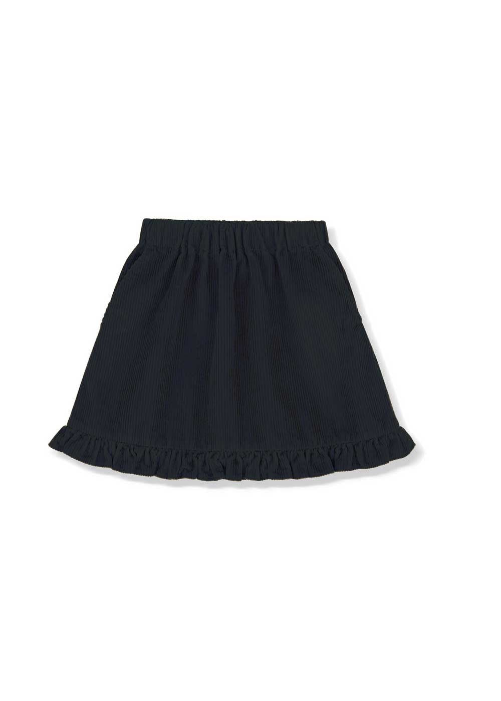 CORD RUFFLE SKIRT