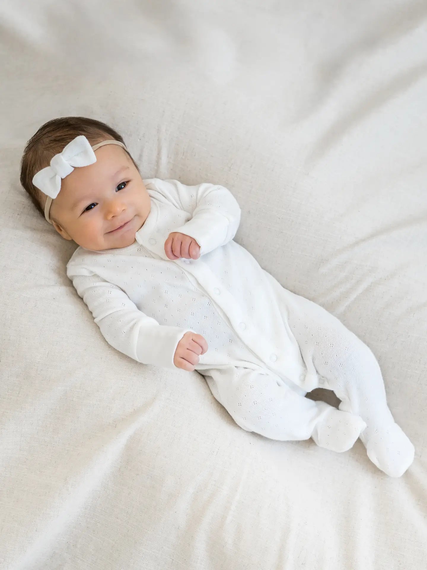 SKYLAR POINTELLE SLEEPER ROMPER