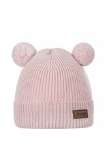 KNITTED TEDDY BEANIE