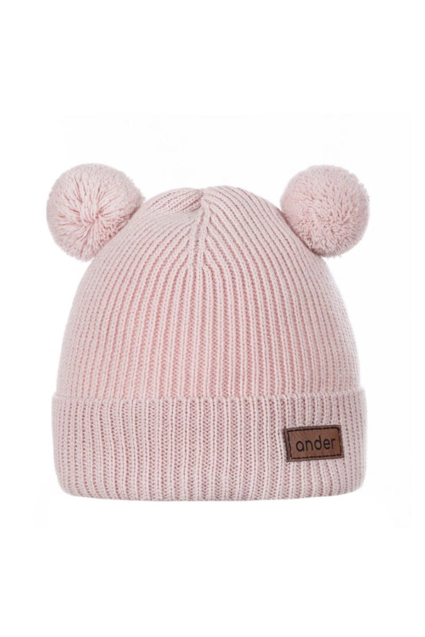 KNITTED TEDDY BEANIE