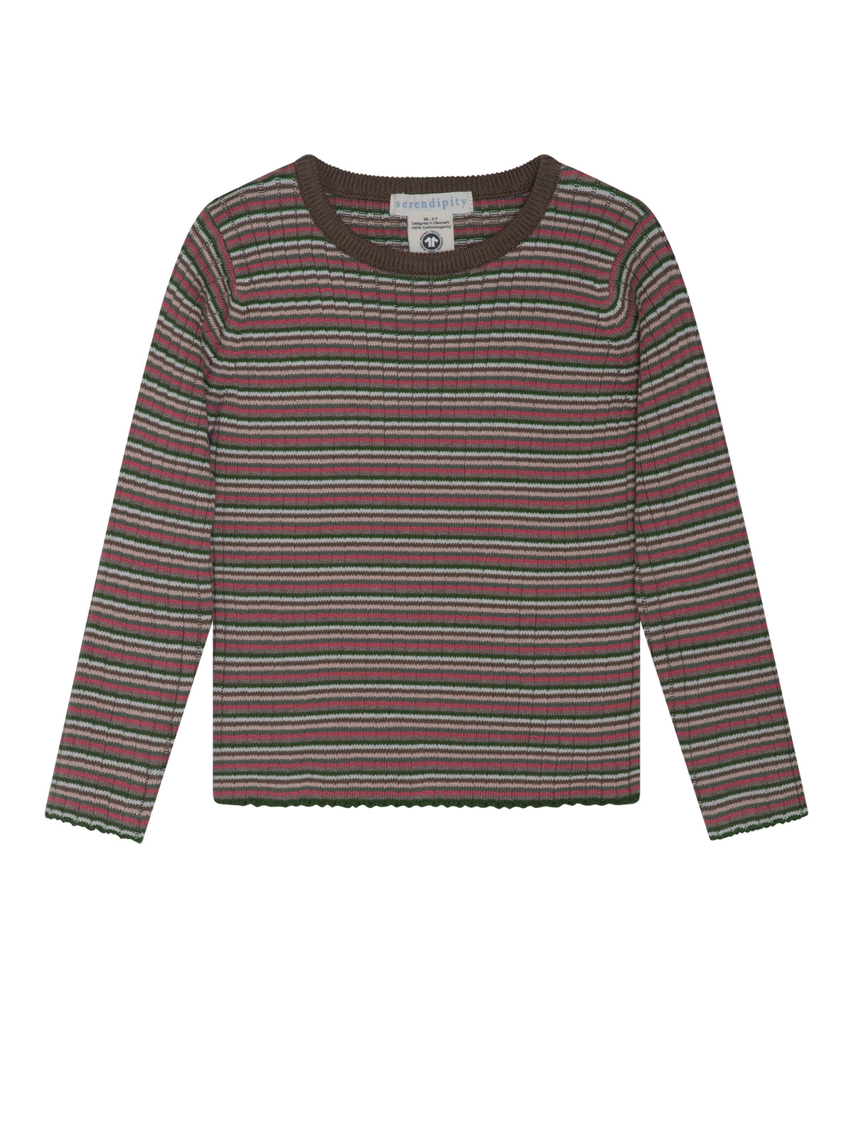RIB KNIT BLOUSE