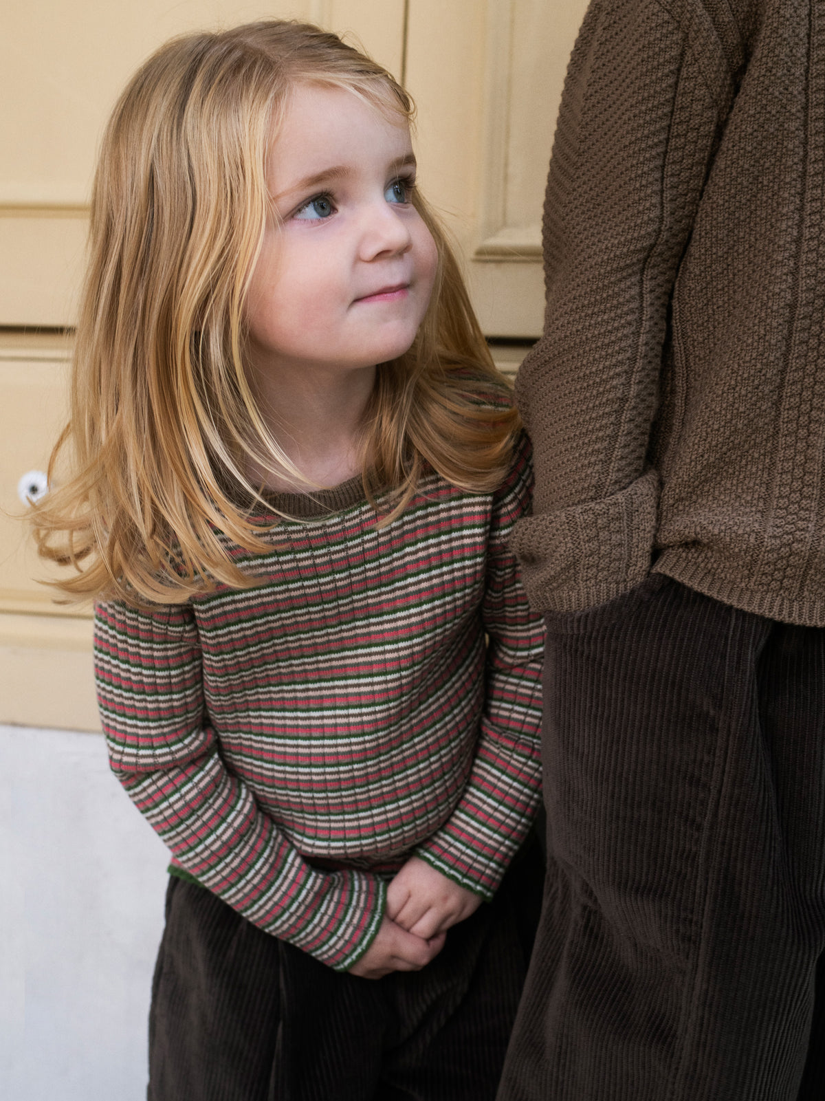 RIB KNIT BLOUSE