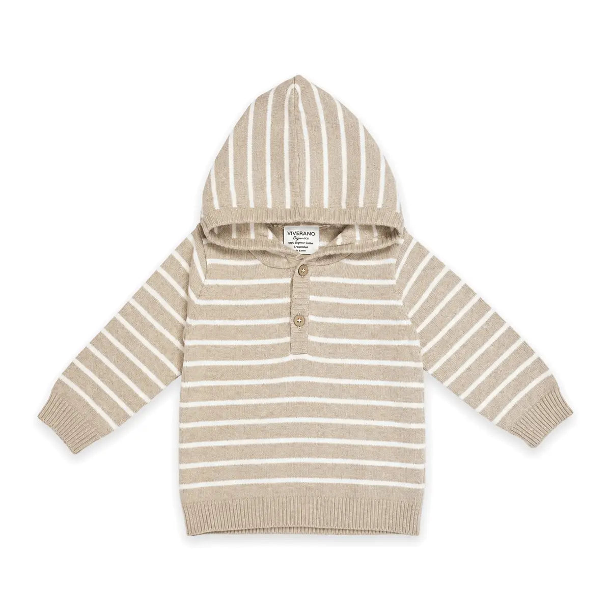 HOODED KNIT BABY CARDIGAN