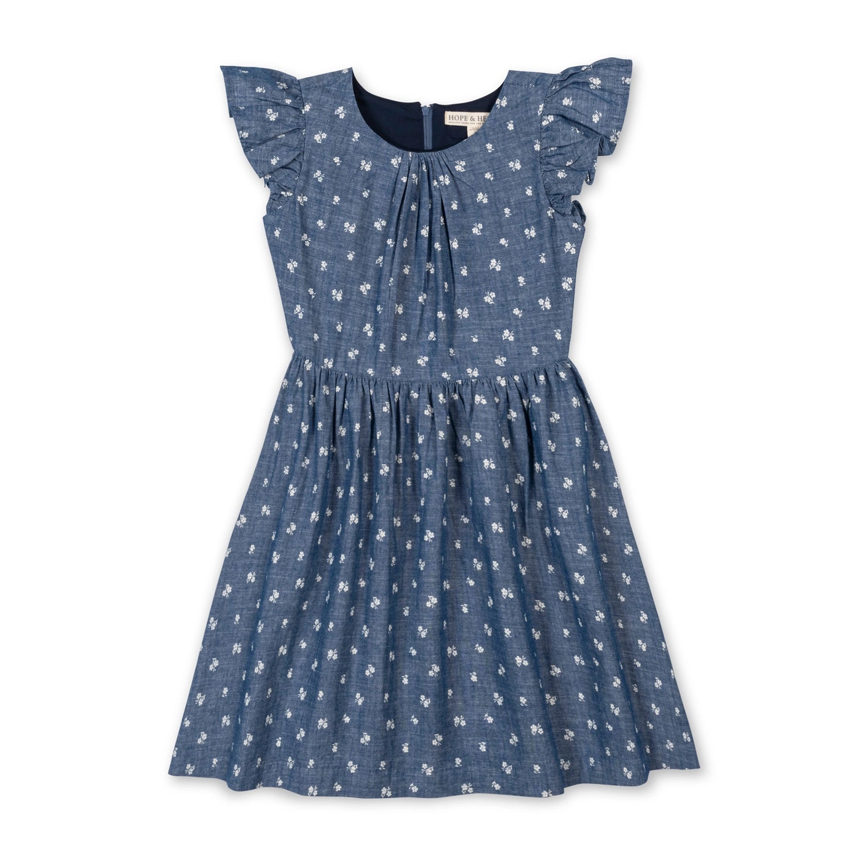ORGANIC RUFFLE DRESS