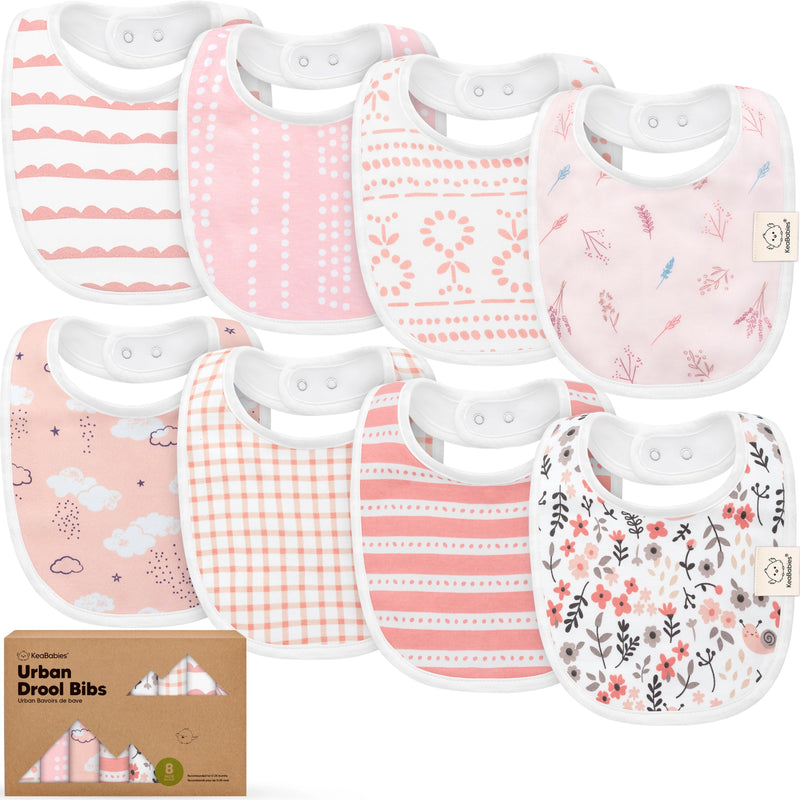 DROOL BIBS (8 PACK)