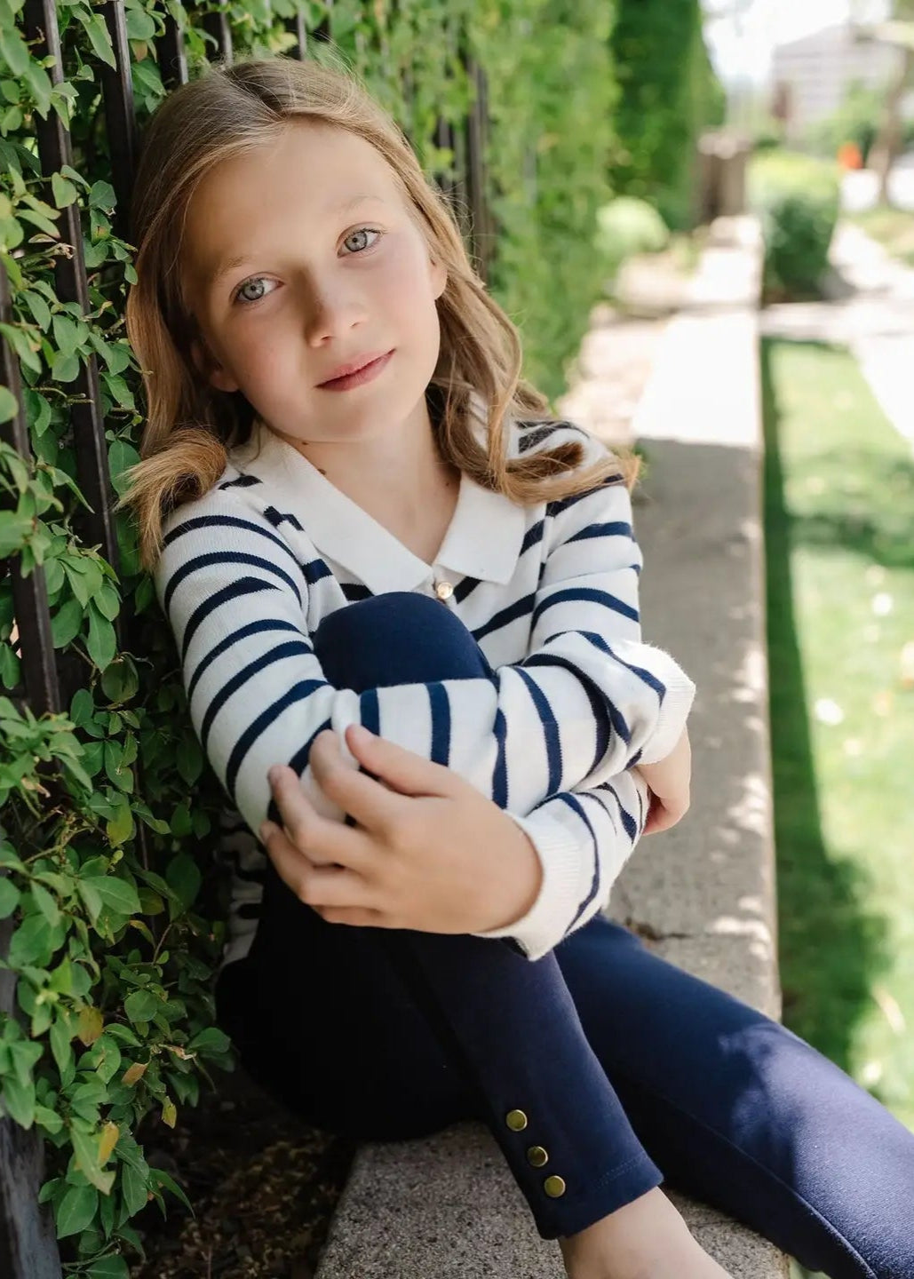 ORGANIC KEYHOLE SWEATER