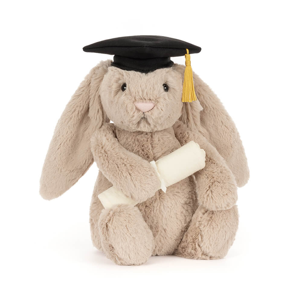 BUNNY WITH GRADUATION CAP