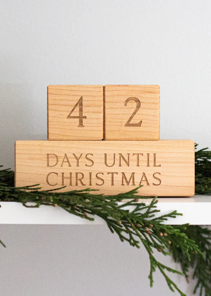 CHRISTMAS COUNTDOWN BLOCKS