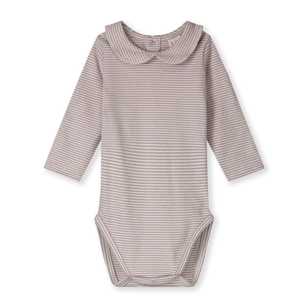 BABY COLLAR ONESIE STRIPE