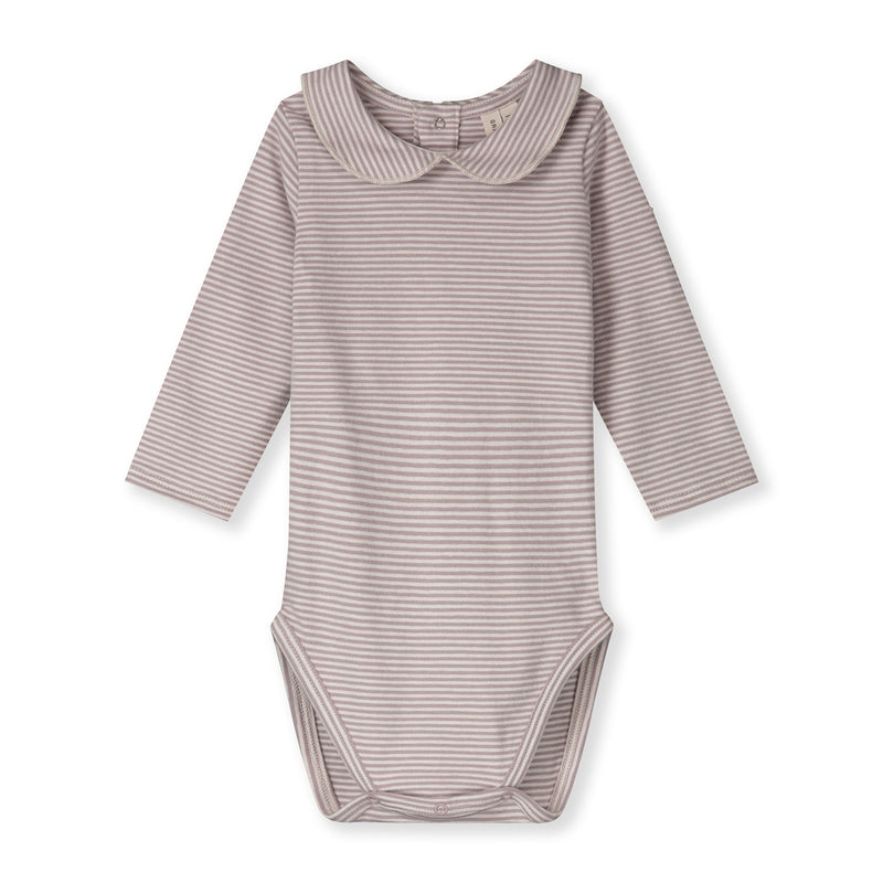 BABY COLLAR ONESIE STRIPE