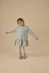 L/S FRILL DRESS