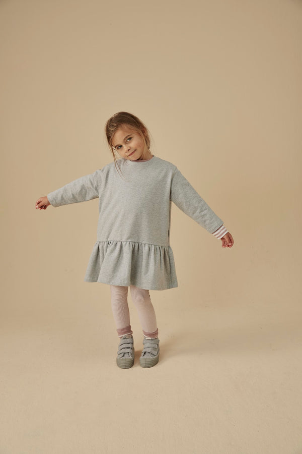 L/S FRILL DRESS