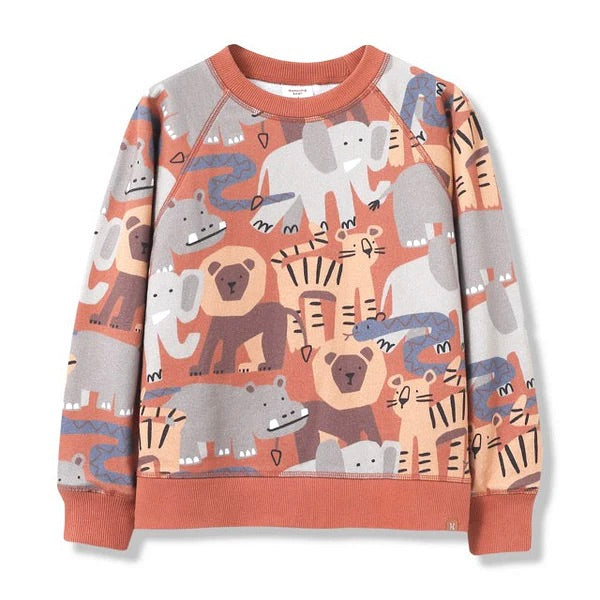 ORGANIC SAFARI SWEATSHIRT