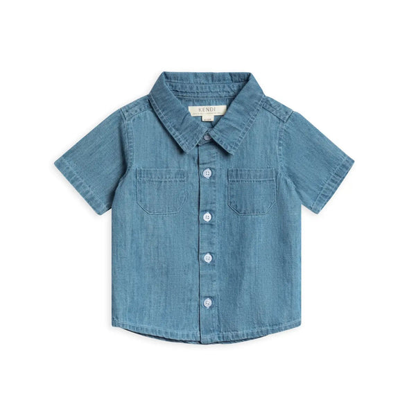 GRAHAM COLLARED BUTTON UP