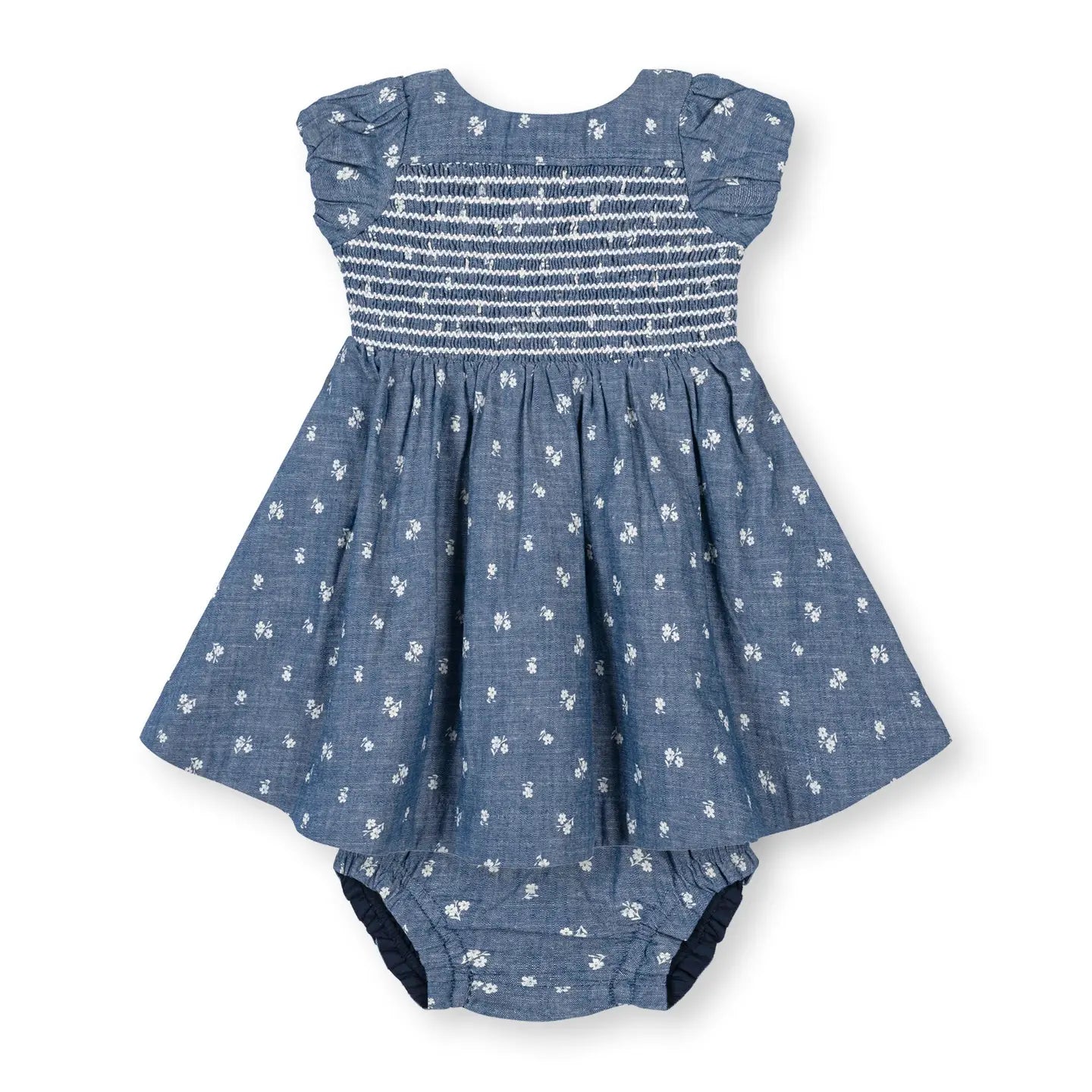 ORGANIC CHAMBRAY BABY DRESS