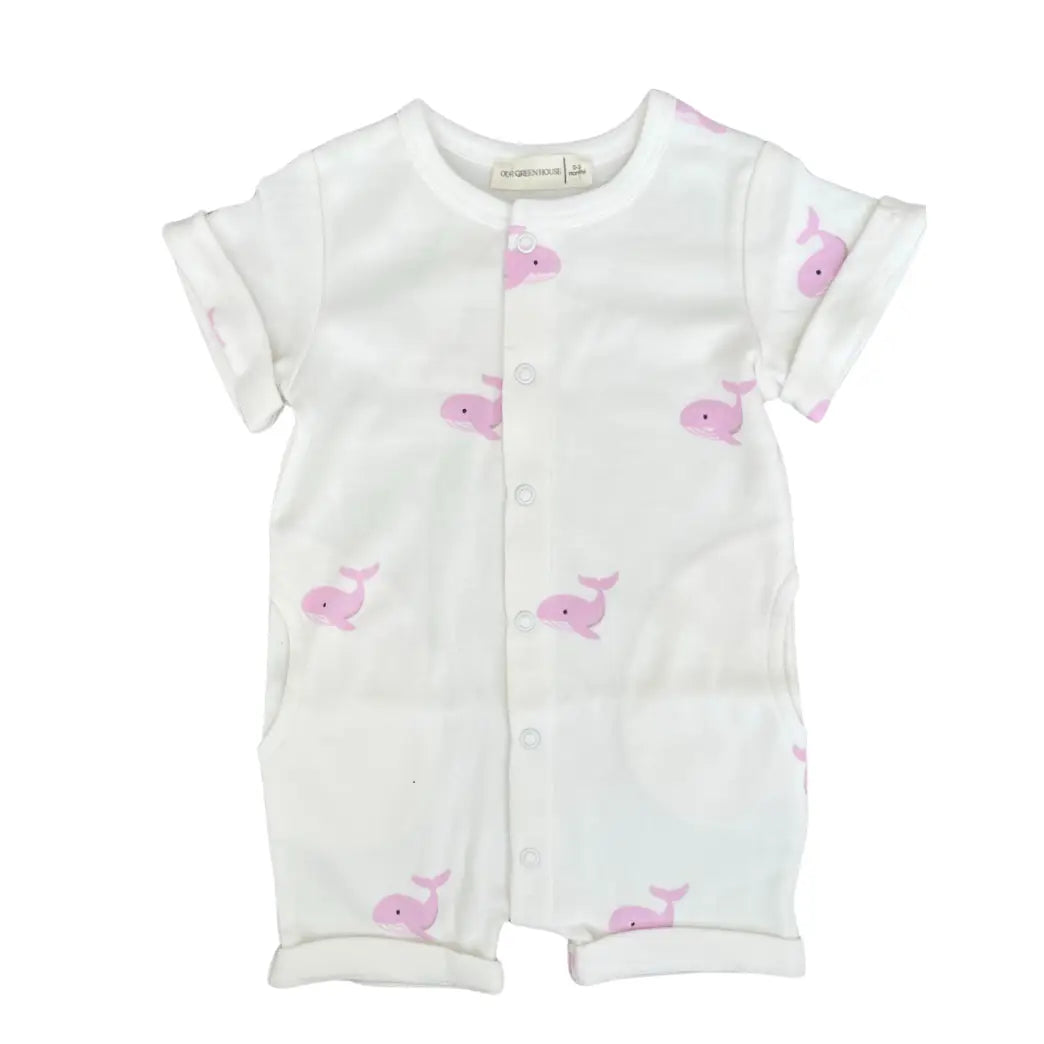 ORGANIC WHALE ROMPER