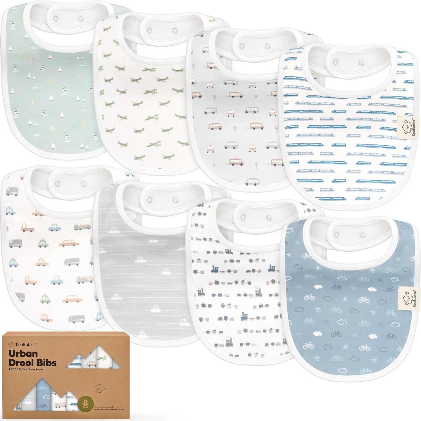 ORGANIC DROOL BIBS