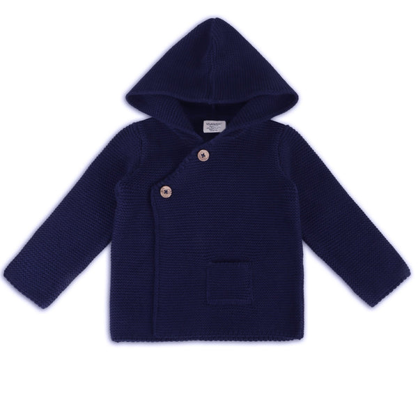 KNIT HOODED SWEATER