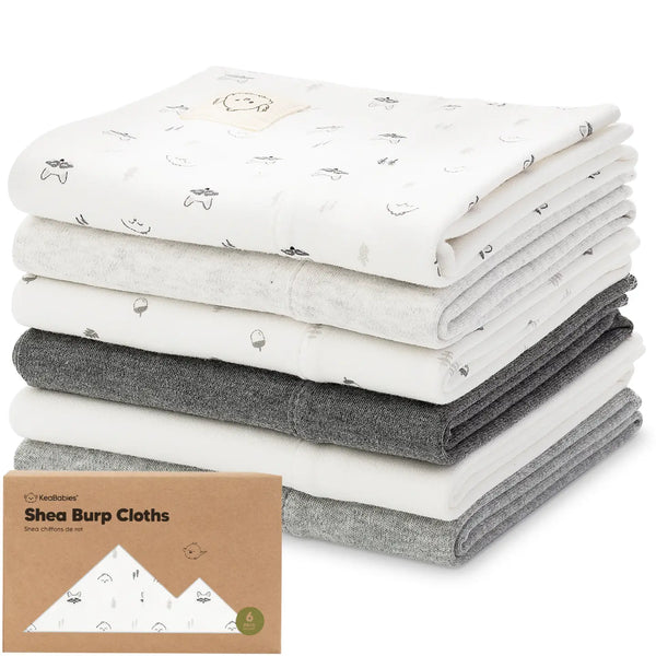 SHEA BURP CLOTHS (6 PACK)