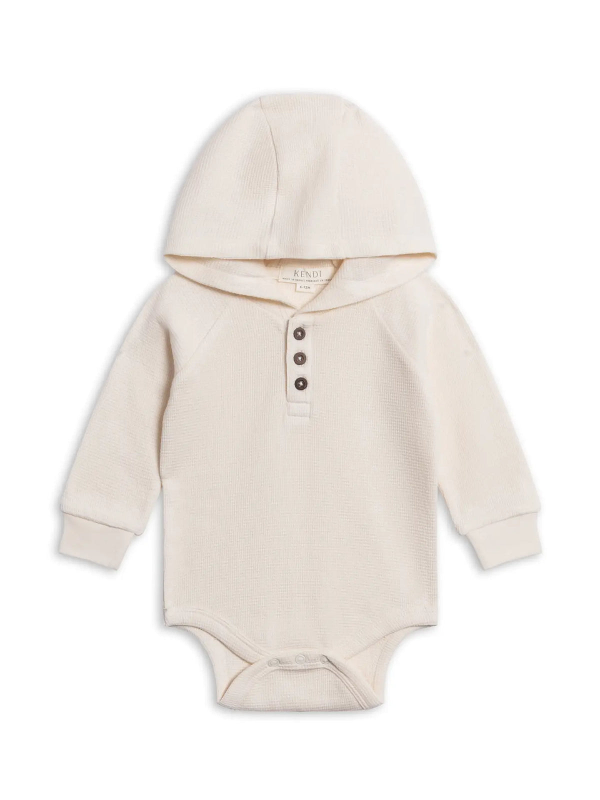 COLE WAFFLE HOODED BODYSUIT