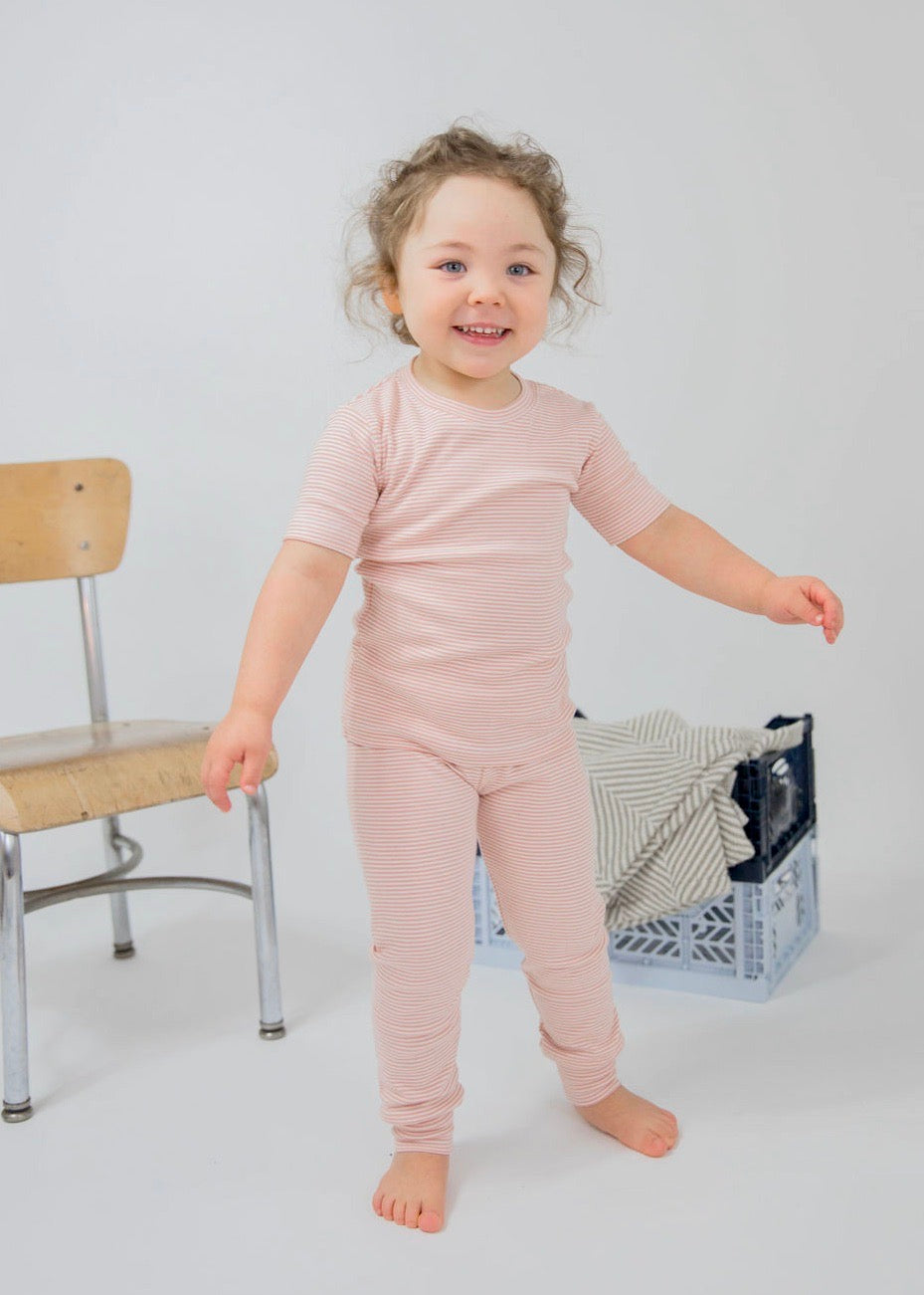 S/S PAJAMA SET STRIPE