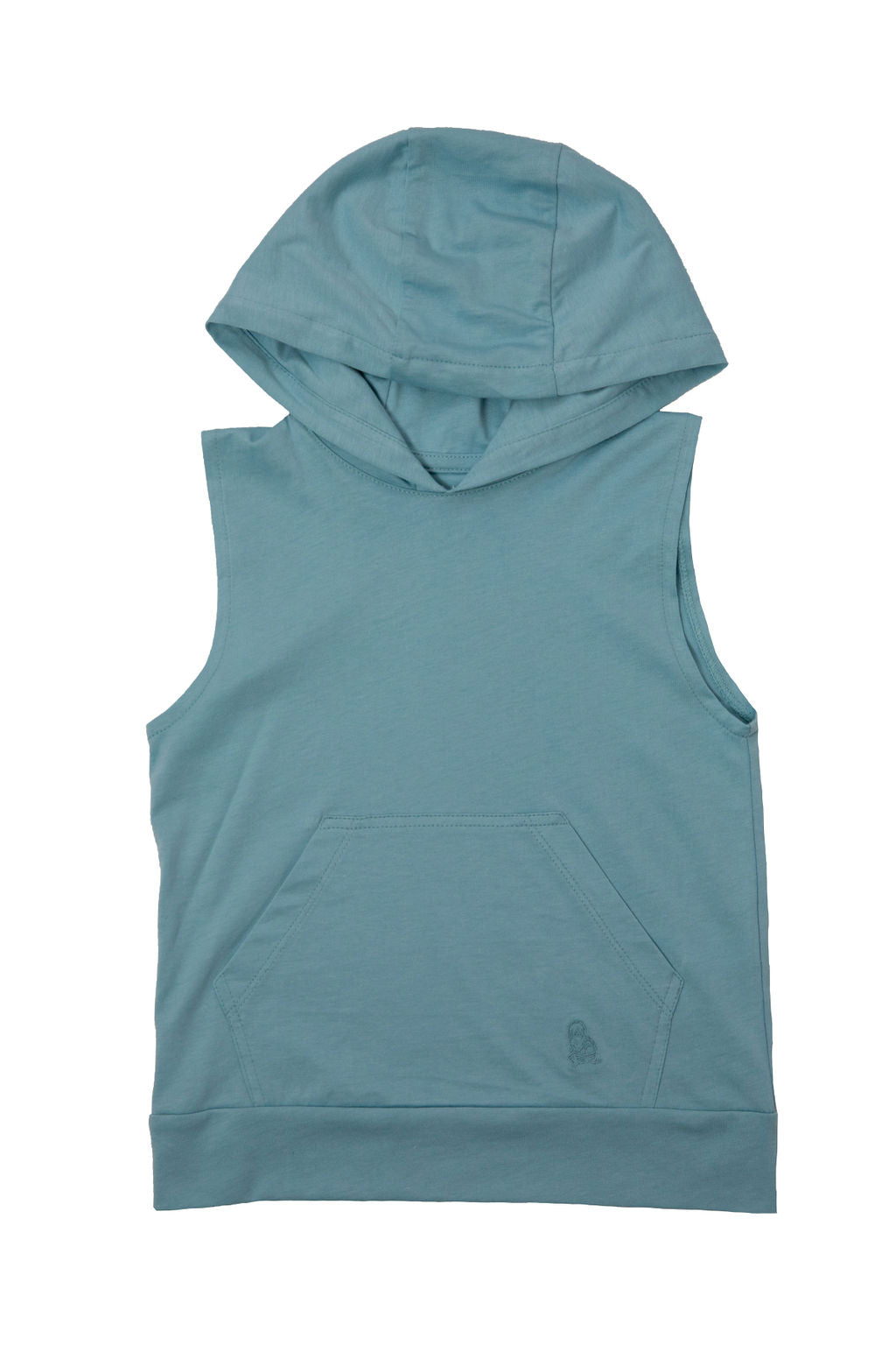 SLEEVELESS PULLOVER HOODIE