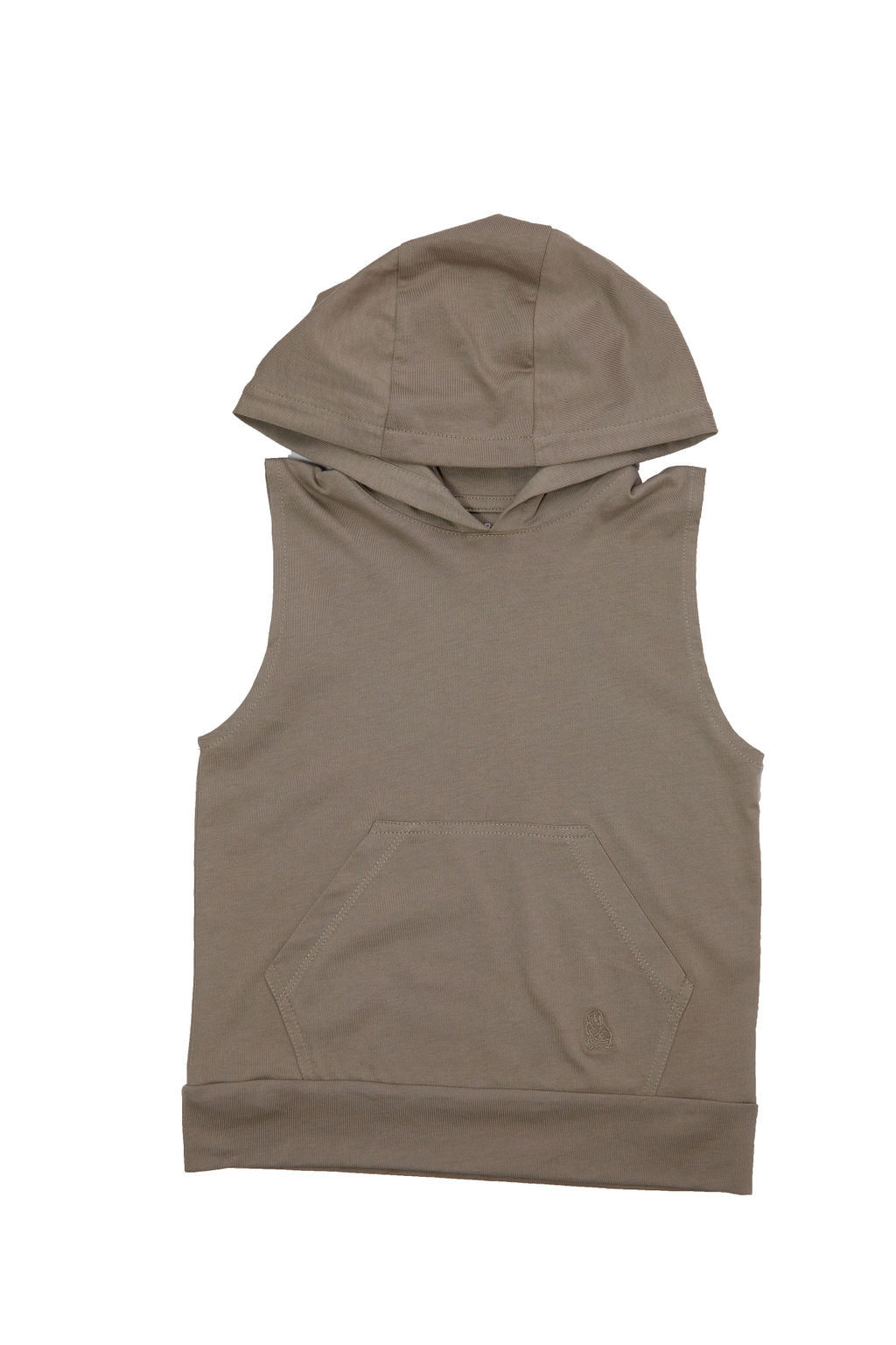 SLEEVELESS PULLOVER HOODIE