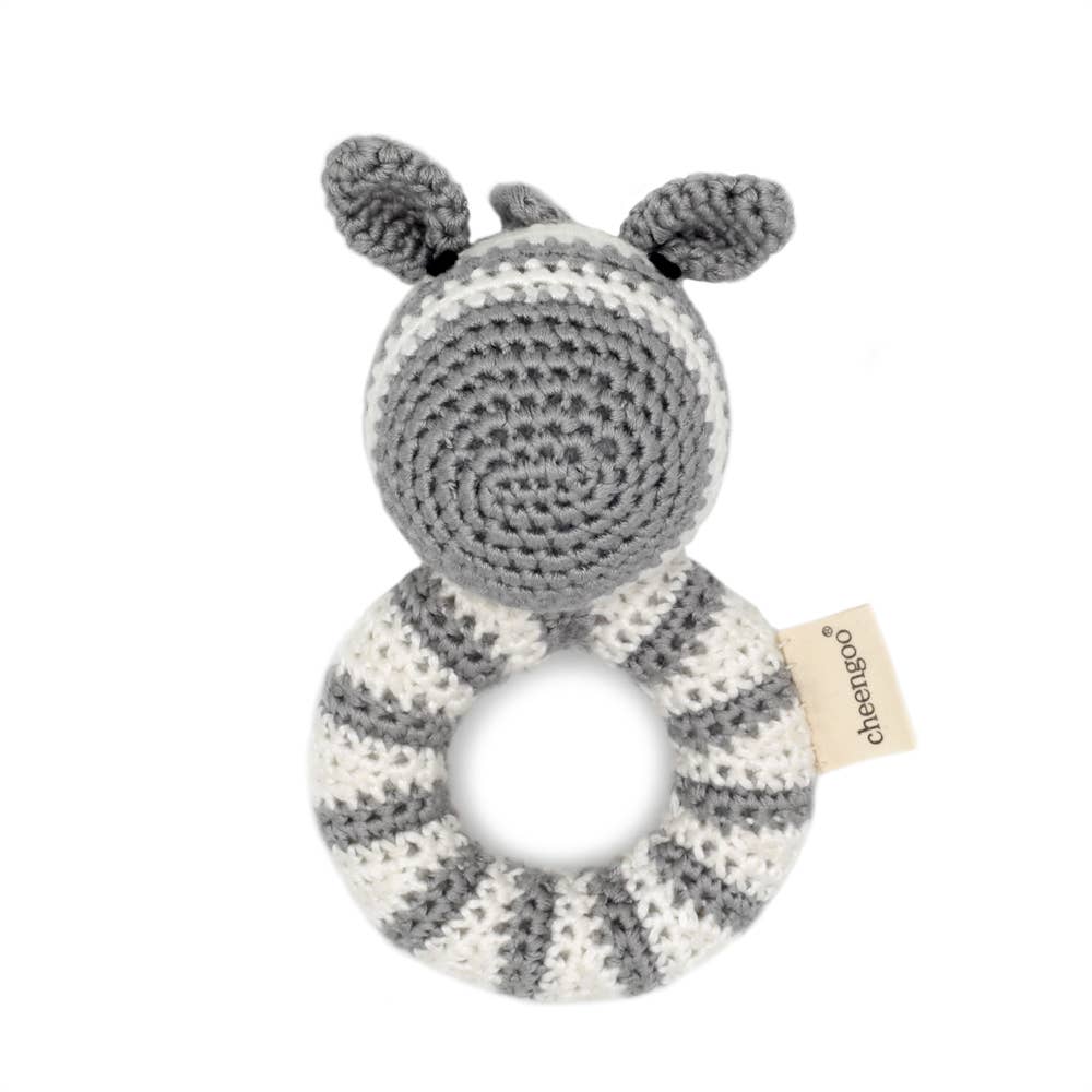 ZEBRA RING RATTLE
