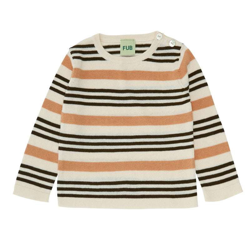 BABY CONTRAST STRIPE BLOUSE