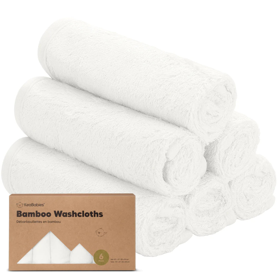 BAMBOO WASHCLOTHS (6 PACK)